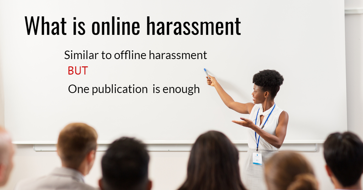 Online harassment definition